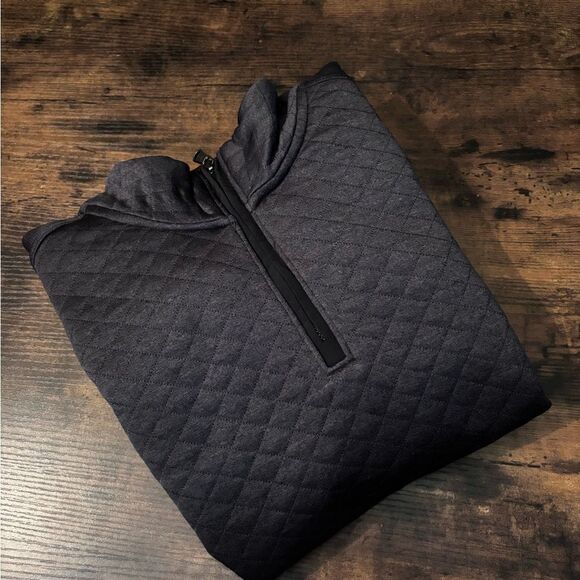 Cremieux Blue Label Quilted Quarter-Zip Pullover Size M / NWOT - Picture 3 of 10